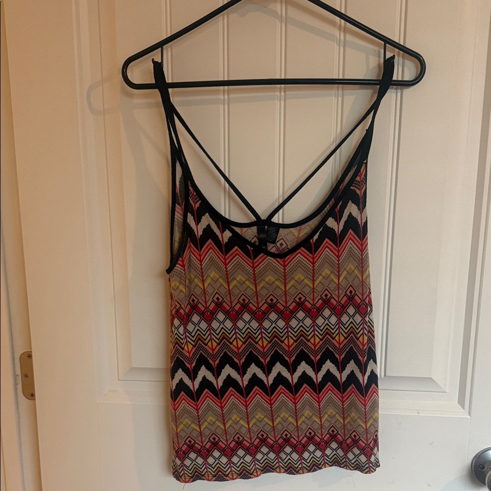 Full Tilt Multicolor Chevron Camisole